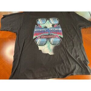 Foreigner Double Vision Band/Concert T-shirt Unknown Size ~24” Pit To Pit